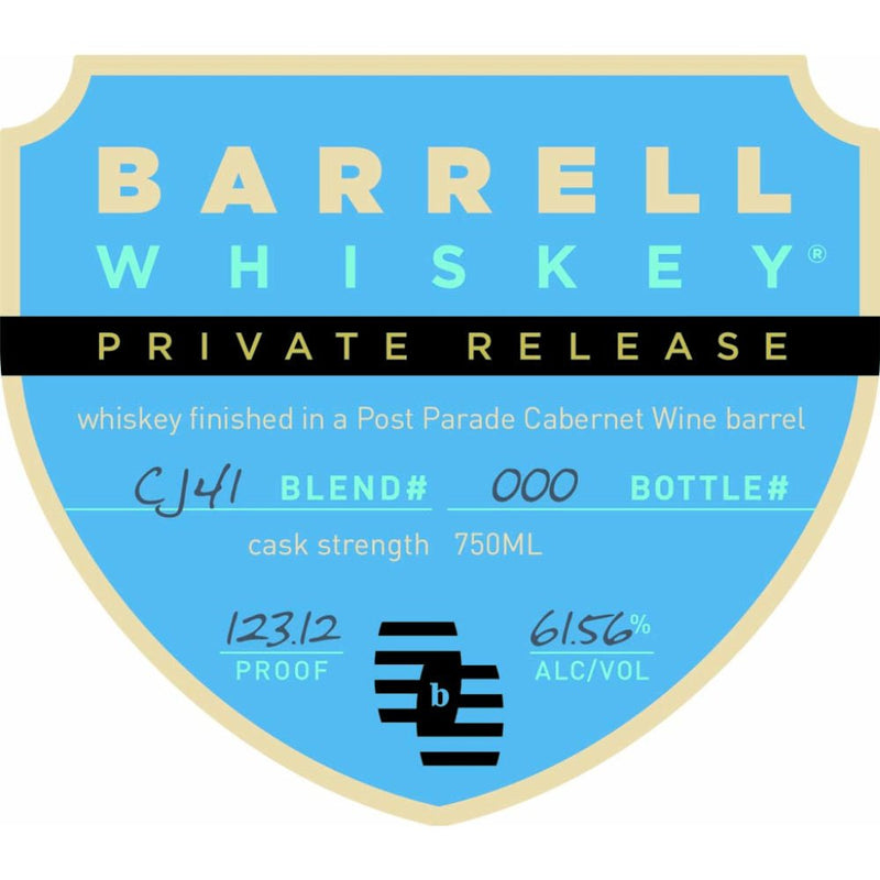 Barrell Whiskey Private Release CJ41 - Main Street Liquor