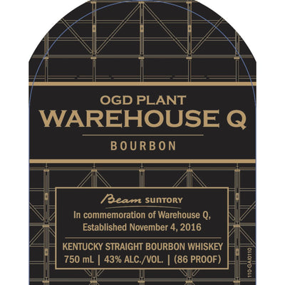 Beam Suntory OGD Plant Warehouse Q Bourbon - Main Street Liquor