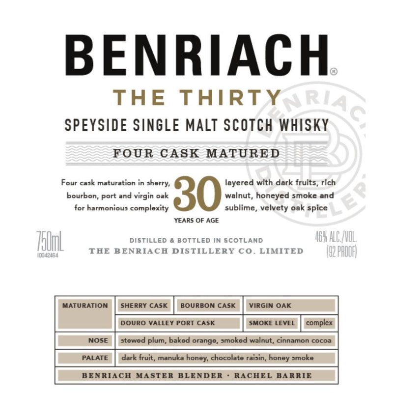 BenRiach The Thirty - Main Street Liquor