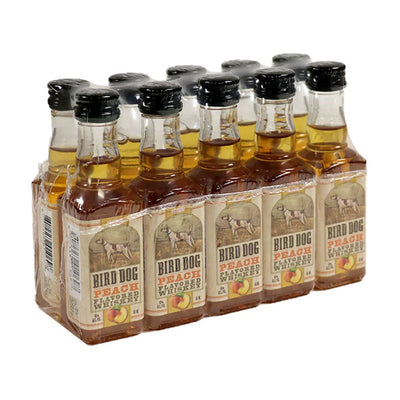 Bird Dog Peach Flavored Whiskey 50mL 10pk - Main Street Liquor