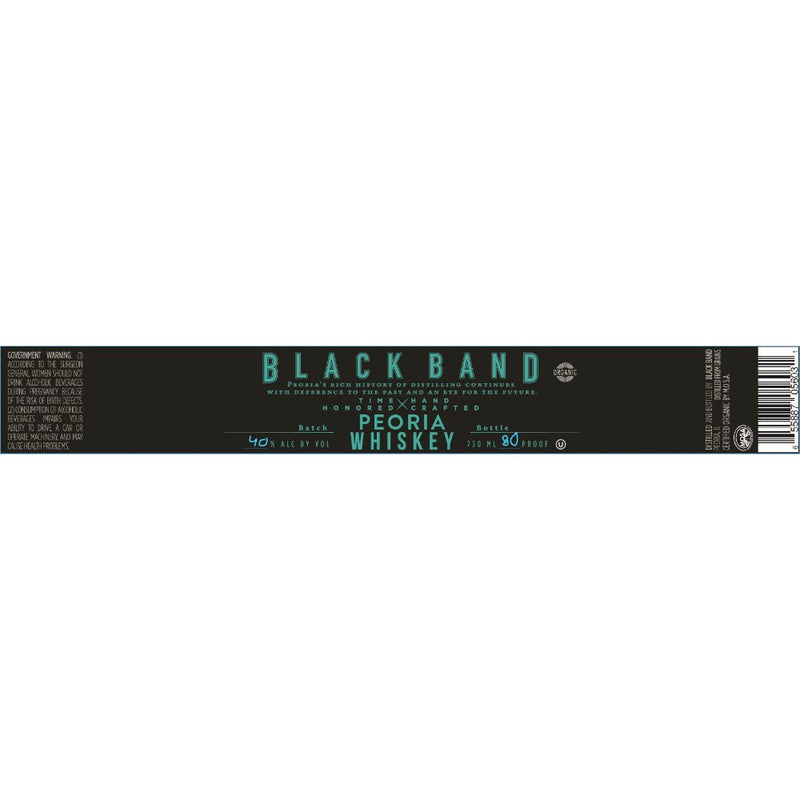 Black Band Peoria Whiskey - Main Street Liquor