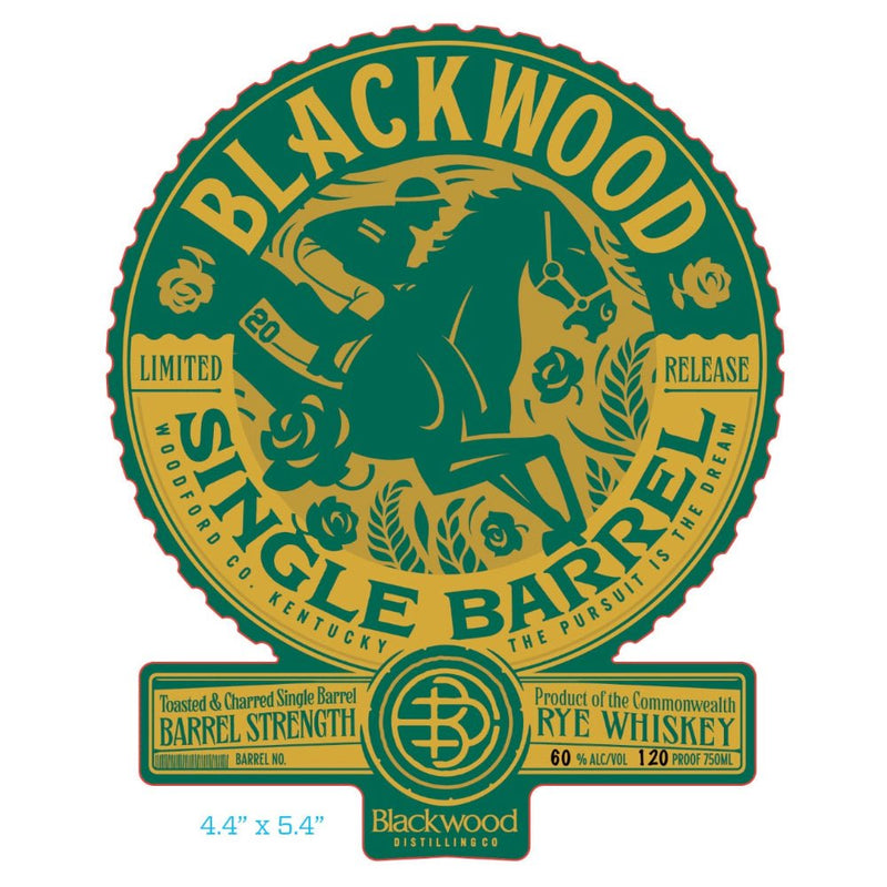 Blackwood Single Barrel Toasted & Charred Rye Whiskey - Main Street Liquor