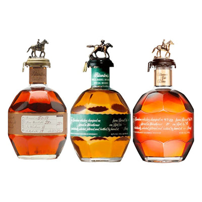 Blanton's Straight from the Barrel Bourbon & Green Label & Gold Foreign Edition Bundle - Main Street Liquor