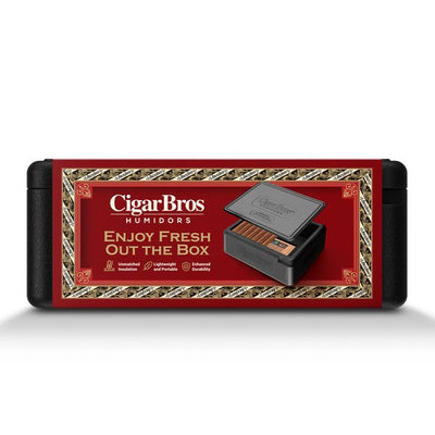 Brick House 21 Premium Cigars Set & Cutter + Personal Humidor by CigarBros - Main Street Liquor