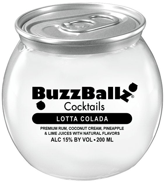 BuzzBallz Lotta Colada 187mL 24 Pack Case - Main Street Liquor