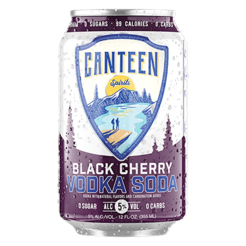 Canteen Black Cherry Vodka Soda 6pk - Main Street Liquor