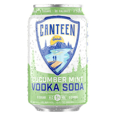 Canteen Cucumber Mint Vodka Soda 6pk - Main Street Liquor