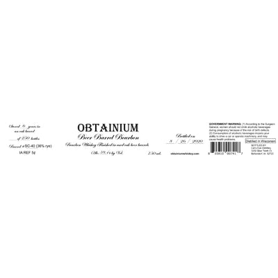 Cat’s Eye Distillery Obtainium 6 Year Beer Barrel Bourbon - Main Street Liquor