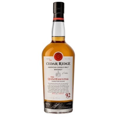 Cedar Ridge American Single Malt Whiskey The QuintEssential - Main Street Liquor