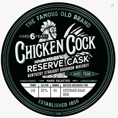 Chicken Cock 6 Year Reserve Cask Single Barrel Select - Main Street Liquor