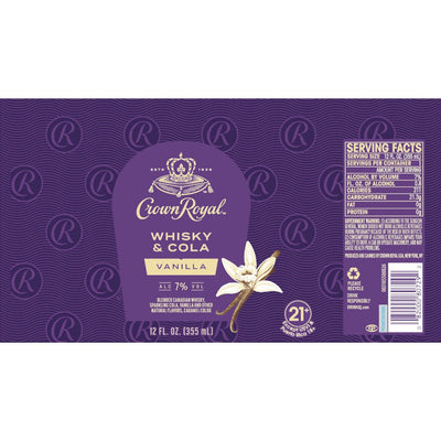 Crown Royal Whisky & Cola Vanilla - Main Street Liquor