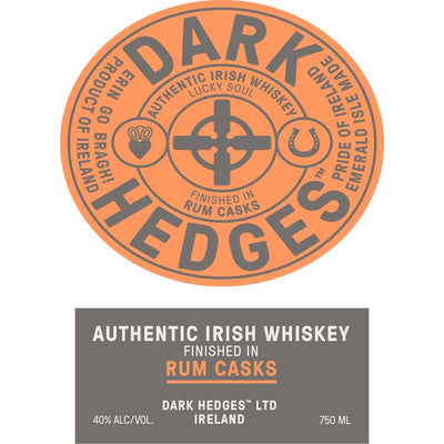 Dark Hedges Irish Whiskey Finished in Rum Casks - Main Street Liquor