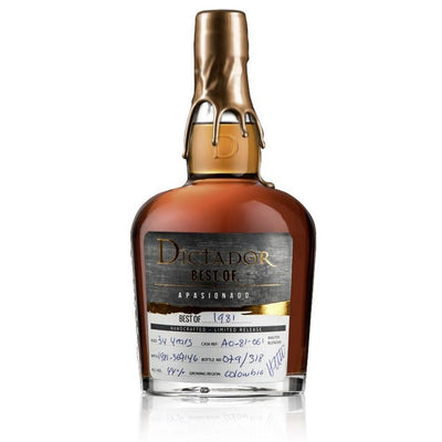 Dictador Best Of 1977 Bourbon Cask Finish Vintage Rum - Main Street Liquor