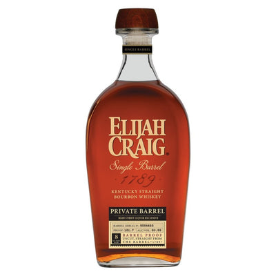 Elijah Craig Barrel Proof Private Barrel Pick "Bourbon For President" - Main Street Liquor