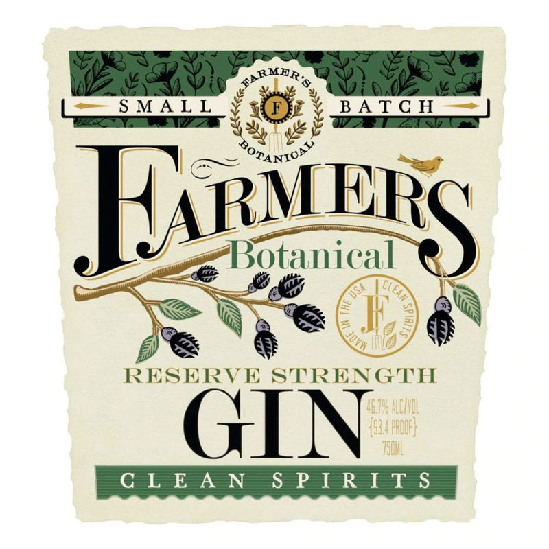 Farmers Reserve Strength Gin - Main Street Liquor