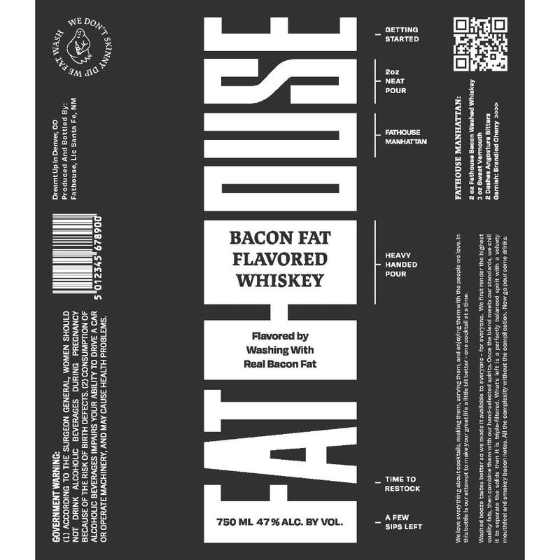 Fathouse Bacon Flavored Whiskey - Main Street Liquor