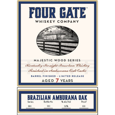 Four Gate Majestic Wood Series Amburana Oak Bourbon - Main Street Liquor