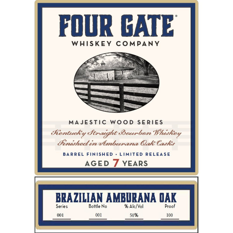 Four Gate Majestic Wood Series Amburana Oak Bourbon - Main Street Liquor