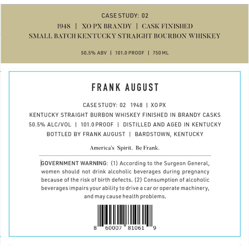 Frank August Bourbon Case Study: 02 - Main Street Liquor