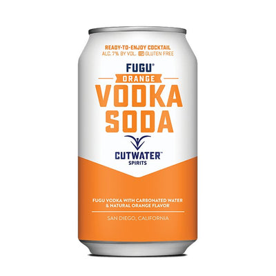 Fugu Orange Vodka Soda (4 Pack - 12 Ounce Cans) - Main Street Liquor