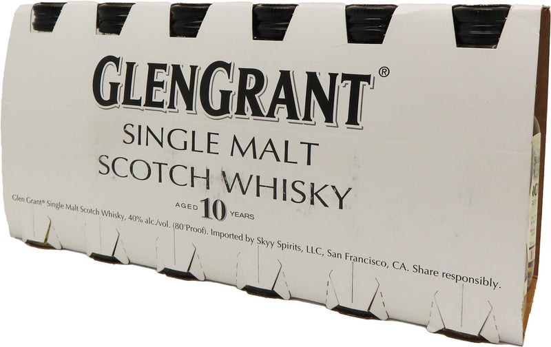 Glen Grant 10 Year Old Single Malt Whisky 50ml 12pk - Main Street Liquor