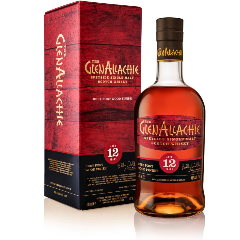 GlenAllachie 12 Year Old Ruby Port Wood Finish - Main Street Liquor