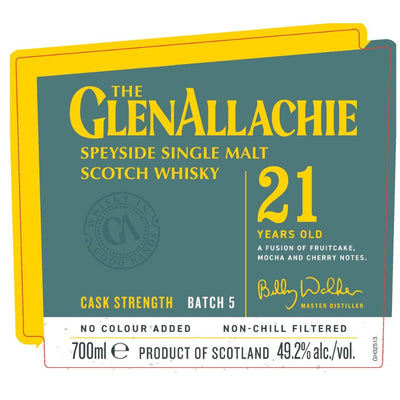 GlenAllachie 21 Year Old Batch 5 - Main Street Liquor