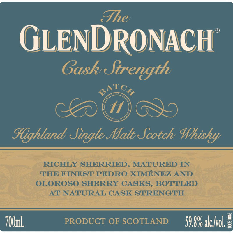 Glendronach Cask Strength Batch 11 - Main Street Liquor