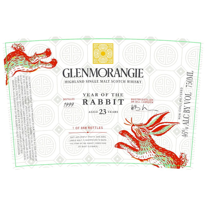 Glenmorangie Year Of The Rabbit Aged 23 Years - Main Street Liquor