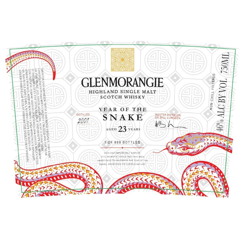 Glenmorangie Year Of The Snake 23 Year Old - Main Street Liquor