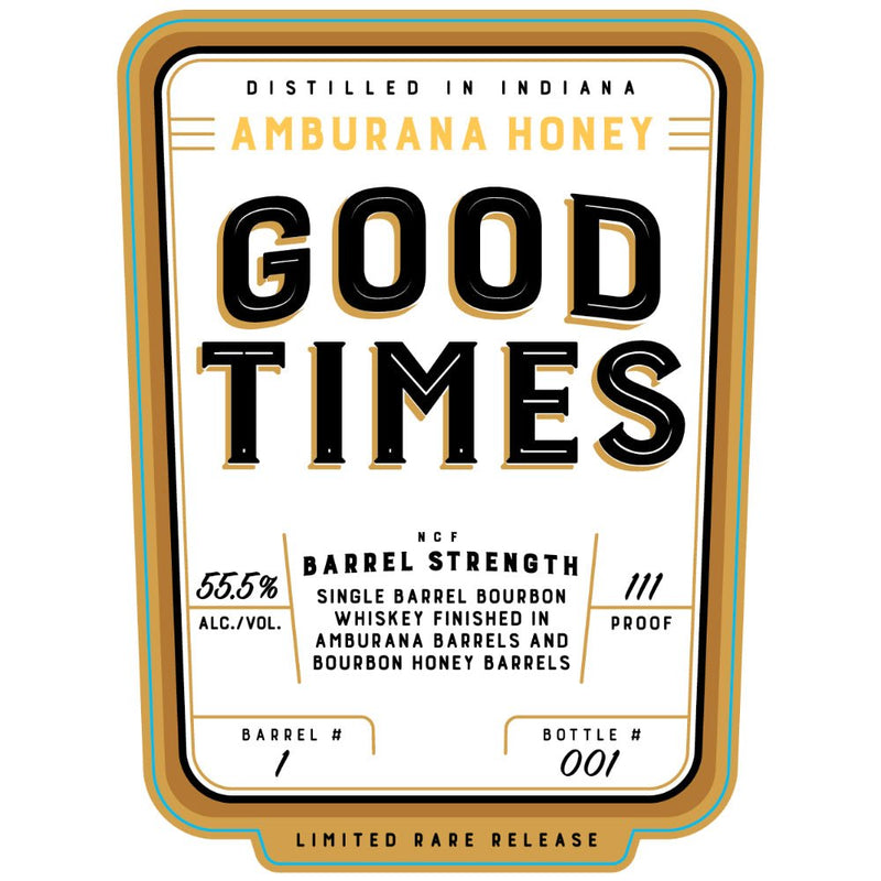 Good Times Amburana Honey Barrel Finished Bourbon - Main Street Liquor