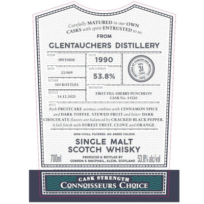 Gordon and Macphail Glentauchers 31 Year Old Connoisseurs Choice - Main Street Liquor