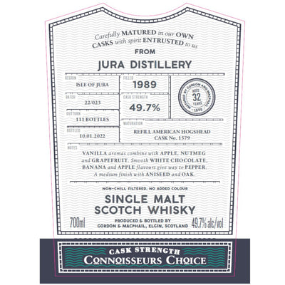 Gordon and Macphail Jura 32 Year Old Connoisseurs Choice - Main Street Liquor