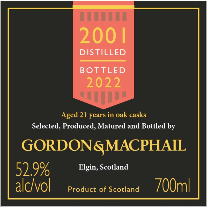 Gordon & Macphail 2001 Macallan 21 Year Old - Main Street Liquor