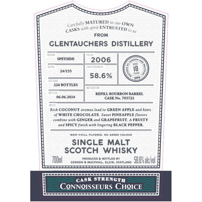 Gordon & Macphail 2006 Glentauchers 18 Year Old - Main Street Liquor