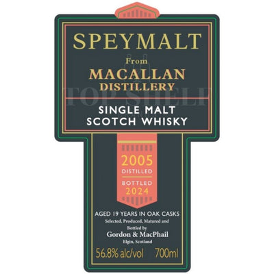 Gordon & MacPhail Speymalt 2005 Macallan Bottled 2024 - Main Street Liquor