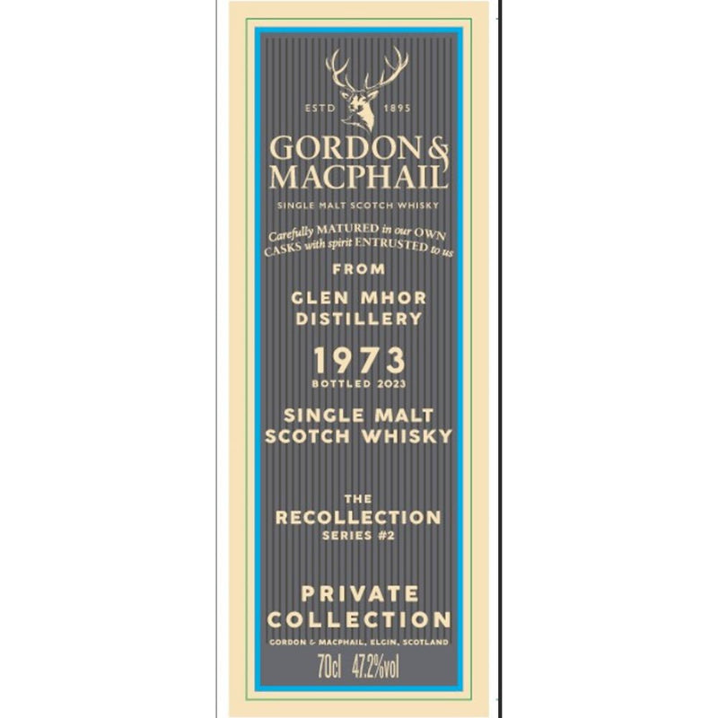 Gordon & Macphail the Recollection Series 