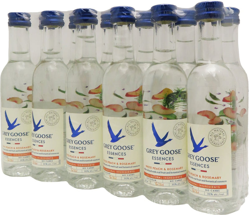 Grey Goose Essences White Peach & Rosemary 50ml 12pk - Main Street Liquor