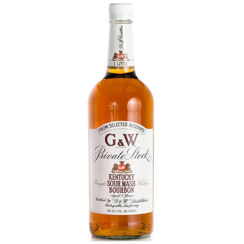 G&W 3 Year Old Private Stock Kentucky Sour Mash Bourbon - Main Street Liquor