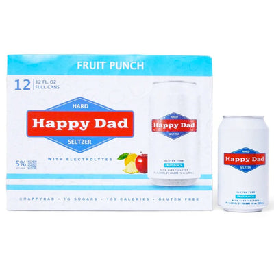 Happy Dad Fruit Punch Hard Seltzer 12pk - Main Street Liquor