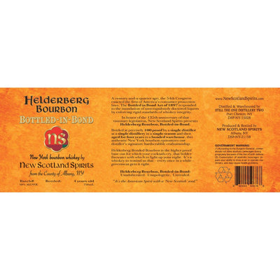 Helderberg Bourbon Bottled In Bond - Main Street Liquor