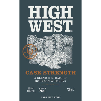 High West Cask Strength Blended Bourbon - Main Street Liquor