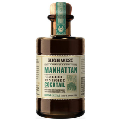 High West Manhattan Barrel Finished Cocktail 375mL - Main Street Liquor