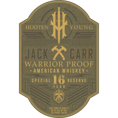 Hooten Young Jack Carr 16 Year Old Special Reserve Warrior Proof American Whiskey - Main Street Liquor