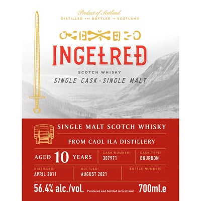 Ingelred Caol Ila #307971 - Main Street Liquor