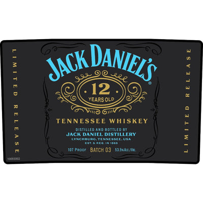 Jack Daniel's 12 Year Old Batch 03 Limited Release - Main Street Liquor