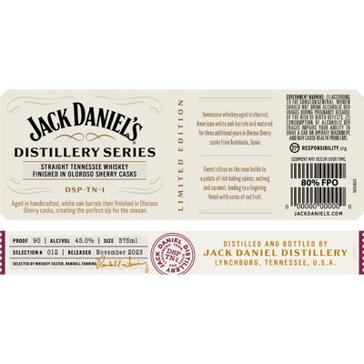 Jack Daniel's Distillery Series No. 12 - Main Street Liquor