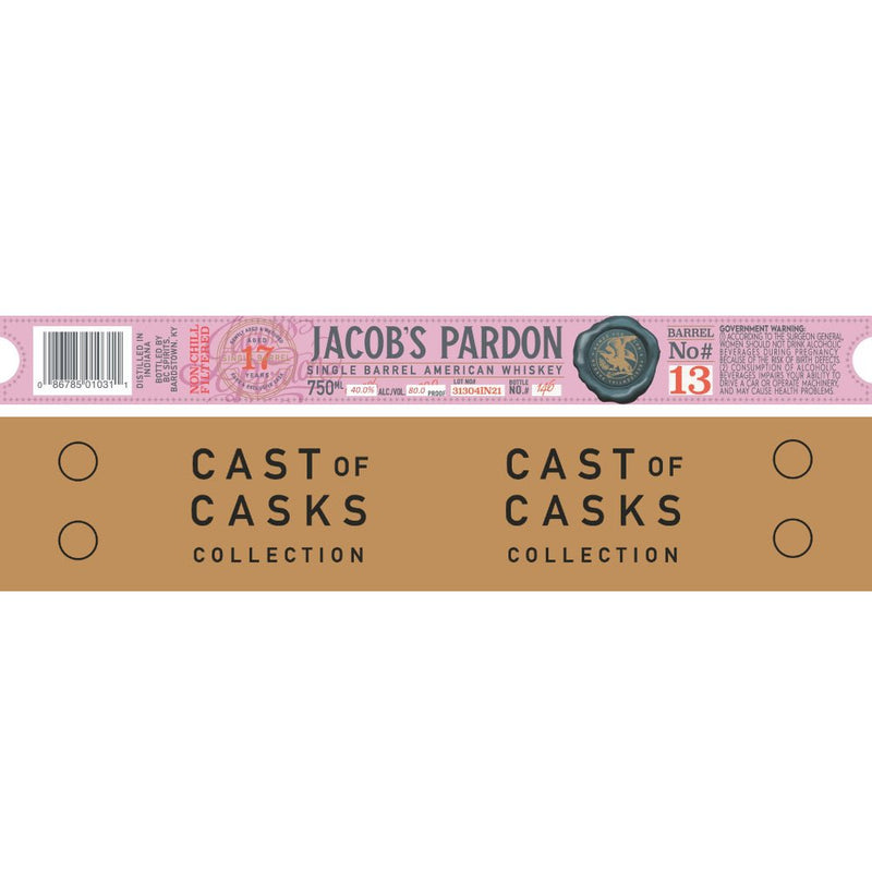 Jacob‘s Pardon Cast of Casks 17 Year Old Barrel No 