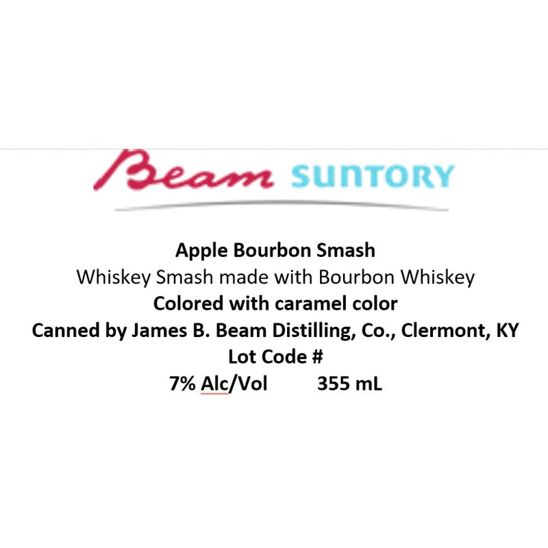 Jim Beam Apple Bourbon Mash Canned Cocktail - Main Street Liquor