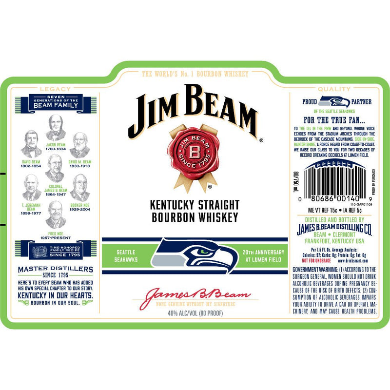 Jim Beam Seattle Seahawks Edition - Main Street Liquor